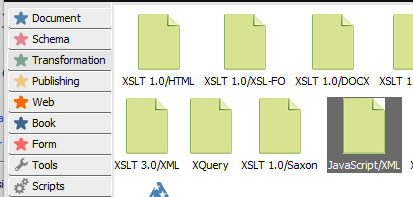 JavaScript DOM API inside EditiX XML Editor