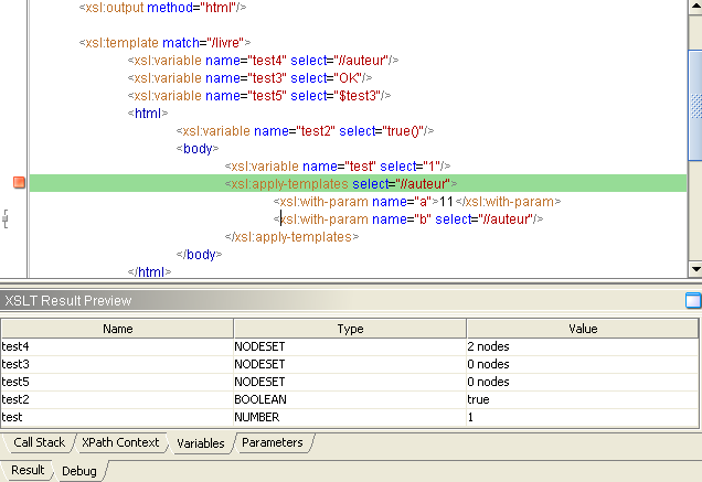 editix xslt debugger