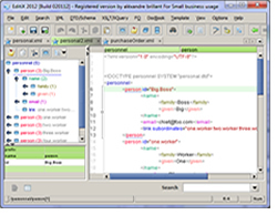 editix xml editor coloration