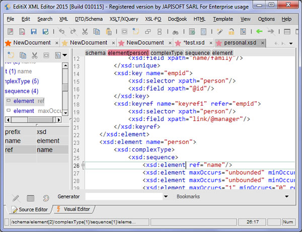 xml decode editor