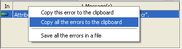 editix errors popup