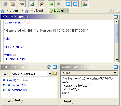 xquery editor