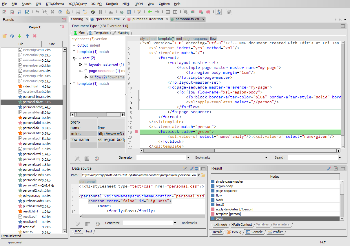 EditiX XML Editor (for Windows) 2023 full